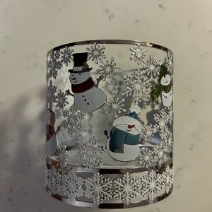Snowman Candle Holder